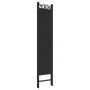 Biombo divisor de 6 paneles de tela negro 240x200 cm de vidaXL, Divisores de ambientes - Ref: Foro24-350161, Precio: 61,94 €,...