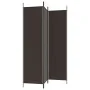 Brown fabric 3-panel divider screen 150x200 cm by vidaXL, Room dividers - Ref: Foro24-350179, Price: 29,45 €, Discount: %
