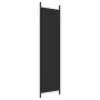Biombo divisor de 3 paneles de tela negro 150x200 cm de vidaXL, Divisores de ambientes - Ref: Foro24-350181, Precio: 34,71 €,...