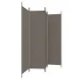Trennwand mit 4 anthrazitgrauen Stoffbahnen 200x200 cm von vidaXL, Raumteiler - Ref: Foro24-350184, Preis: 33,46 €, Rabatt: %