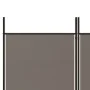 Trennwand mit 4 anthrazitgrauen Stoffbahnen 200x200 cm von vidaXL, Raumteiler - Ref: Foro24-350184, Preis: 33,46 €, Rabatt: %