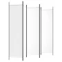 Biombo divisor de 5 paneles de tela blanco 250x200 cm de vidaXL, Divisores de ambientes - Ref: Foro24-350186, Precio: 39,87 €...