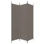 Biombo divisor de 3 paneles de tela gris antracita 150x200 cm de vidaXL, Divisores de ambientes - Ref: Foro24-350180, Precio:...