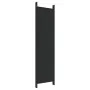 Divider screen with 6 black fabric panels 300x200 cm by vidaXL, Room dividers - Ref: Foro24-350193, Price: 47,06 €, Discount: %