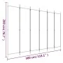Divider screen with 6 black fabric panels 300x200 cm by vidaXL, Room dividers - Ref: Foro24-350193, Price: 47,06 €, Discount: %