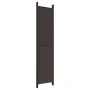 Biombo divisor de 6 paneles de tela marrón 300x220 cm de vidaXL, Divisores de ambientes - Ref: Foro24-350207, Precio: 61,99 €...