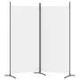 Biombo divisor de 2 paneles de tela blanco 175x180 cm de vidaXL, Divisores de ambientes - Ref: Foro24-350258, Precio: 31,84 €...