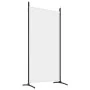 Biombo divisor de 4 paneles de tela blanco 346x180 cm de vidaXL, Divisores de ambientes - Ref: Foro24-350262, Precio: 46,78 €...