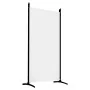 Biombo divisor de 5 paneles de tela blanco 433x180 cm de vidaXL, Divisores de ambientes - Ref: Foro24-350266, Precio: 55,18 €...