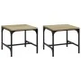 Mesas auxiliares 2 uds madera roble Sonoma 40x40x35 cm de vidaXL, Mesas de centro - Ref: Foro24-819405, Precio: 33,63 €, Desc...