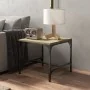 Mesas auxiliares 2 uds madera roble Sonoma 40x40x35 cm de vidaXL, Mesas de centro - Ref: Foro24-819405, Precio: 33,63 €, Desc...