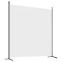 Biombo divisor de 2 paneles de tela blanco 348x180 cm de vidaXL, Divisores de ambientes - Ref: Foro24-350274, Precio: 46,23 €...