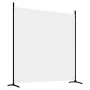 Biombo divisor de 3 paneles de tela blanco 525x180 cm de vidaXL, Divisores de ambientes - Ref: Foro24-350278, Precio: 55,26 €...