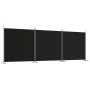 Trennwand mit 3 schwarzen Stoffbahnen 525x180 cm von vidaXL, Raumteiler - Ref: Foro24-350281, Preis: 61,40 €, Rabatt: %