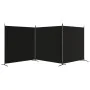 Trennwand mit 3 schwarzen Stoffbahnen 525x180 cm von vidaXL, Raumteiler - Ref: Foro24-350281, Preis: 61,40 €, Rabatt: %