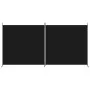 Biombo divisor de 2 paneles de tela negro 348x180 cm de vidaXL, Divisores de ambientes - Ref: Foro24-350277, Precio: 52,86 €,...