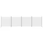 Divider screen with 4 white fabric panels 698x180 cm by vidaXL, Room dividers - Ref: Foro24-350282, Price: 52,71 €, Discount: %