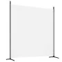 Biombo divisor de 4 paneles de tela blanco 698x180 cm de vidaXL, Divisores de ambientes - Ref: Foro24-350282, Precio: 52,71 €...