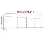 Biombo divisor de 4 paneles de tela blanco 698x180 cm de vidaXL, Divisores de ambientes - Ref: Foro24-350282, Precio: 52,71 €...