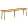 Banco de madera maciza de mango 160x40x45 cm de vidaXL, Bancos de comedor y cocina - Ref: Foro24-354994, Precio: 220,39 €, De...
