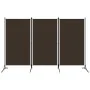 Biombo divisor de 3 paneles marrón 260x180 cm de vidaXL, Divisores de ambientes - Ref: Foro24-320732, Precio: 33,53 €, Descue...