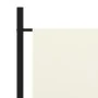 Biombo divisor de 3 paneles tela blanco 260x180 cm de vidaXL, Divisores de ambientes - Ref: Foro24-320731, Precio: 34,11 €, D...