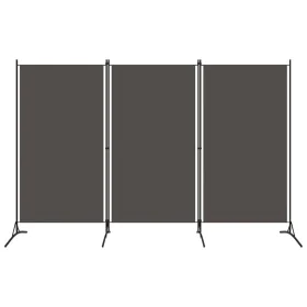 Anthracite gray 3-panel divider screen 260x180 cm by vidaXL, Room dividers - Ref: Foro24-320733, Price: 36,05 €, Discount: %