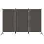 Biombo divisor de 3 paneles gris antracita 260x180 cm de vidaXL, Divisores de ambientes - Ref: Foro24-320733, Precio: 36,05 €...