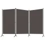 Biombo divisor de 3 paneles gris antracita 260x180 cm de vidaXL, Divisores de ambientes - Ref: Foro24-320733, Precio: 36,05 €...
