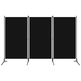 Divider screen with 3 panels black 260x180 cm by vidaXL, Room dividers - Ref: Foro24-320734, Price: 35,37 €, Discount: %