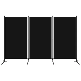 Trennwand mit 3 Paneelen schwarz 260x180 cm von vidaXL, Raumteiler - Ref: Foro24-320734, Preis: 35,37 €, Rabatt: %