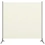 White fabric room divider screen 175x180 cm by vidaXL, Room dividers - Ref: Foro24-320735, Price: 31,02 €, Discount: %