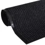Alfombra de entrada de PVC negra, 120 x 180 cm de vidaXL, Felpudos - Ref: Foro24-241267, Precio: 43,83 €, Descuento: %