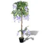 Artificial wisteria in a 120 cm high pot by vidaXL, artificial flora - Ref: Foro24-241364, Price: 51,29 €, Discount: %