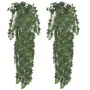 Planta artificial hiedra 2 unidades 90 cm de vidaXL, Flora artificial - Ref: Foro24-241366, Precio: 16,81 €, Descuento: %