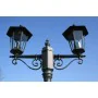 Garden lamppost 2 arms 215 cm dark green/black aluminum by vidaXL, Outdoor lighting - Ref: Foro24-40247, Price: 127,61 €, Dis...