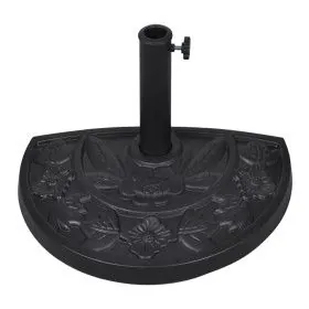 Base de sombrilla semicircular de resina de vidaXL, Bases para sombrillas - Ref: Foro24-40820, Precio: 46,27 €, Descuento: %