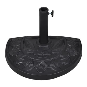 Halbrunder Sonnenschirmständer aus Kunstharz von vidaXL, Schirmständer - Ref: Foro24-40820, Preis: 46,27 €, Rabatt: %