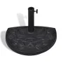 Base de sombrilla semicircular de resina de vidaXL, Bases para sombrillas - Ref: Foro24-40820, Precio: 46,27 €, Descuento: %