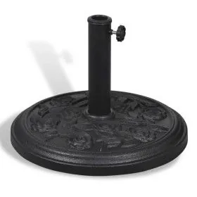 Base de sombrilla redonda de resina de vidaXL, Bases para sombrillas - Ref: Foro24-40821, Precio: 42,82 €, Descuento: %