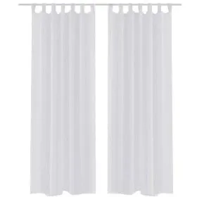 2 Transparent white curtains 140 x 225 cm by vidaXL, Curtains and curtains - Ref: Foro24-130198, Price: 22,72 €, Discount: %