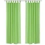 2 Cortinas verdes transparentes 140 x 175 cm de vidaXL, Cortinas y visillos - Ref: Foro24-130203, Precio: 17,69 €, Descuento: %