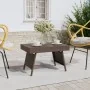 Mesa auxiliar plegable ratán sintético marrón 60x40x38 cm de vidaXL, Mesas auxiliares - Ref: Foro24-319409, Precio: 50,15 €, ...