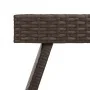 Mesa auxiliar plegable ratán sintético marrón 60x40x38 cm de vidaXL, Mesas auxiliares - Ref: Foro24-319409, Precio: 50,15 €, ...