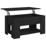 Mesa de centro madera contrachapada negra 79x49x41 cm de vidaXL, Mesas de centro - Ref: Foro24-809711, Precio: 77,79 €, Descu...