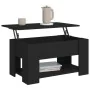 Mesa de centro madera contrachapada negra 79x49x41 cm de vidaXL, Mesas de centro - Ref: Foro24-809711, Precio: 77,79 €, Descu...