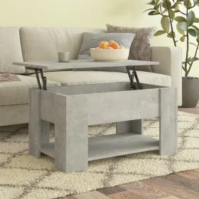 Mesa de centro madera de ingeniería gris hormigón 79x49x41 cm de vidaXL, Mesas de centro - Ref: Foro24-809714, Precio: 89,06 ...