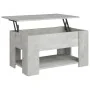 Mesa de centro madera de ingeniería gris hormigón 79x49x41 cm de vidaXL, Mesas de centro - Ref: Foro24-809714, Precio: 89,06 ...