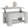 Mesa de centro madera de ingeniería gris hormigón 79x49x41 cm de vidaXL, Mesas de centro - Ref: Foro24-809714, Precio: 89,06 ...