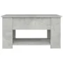 Mesa de centro madera de ingeniería gris hormigón 79x49x41 cm de vidaXL, Mesas de centro - Ref: Foro24-809714, Precio: 89,06 ...